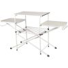 Camp Kitchen Cooking Stand with Three Table Tops