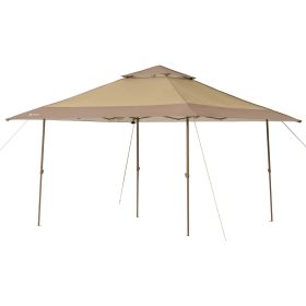 13' x 13' Beige Instant Outdoor Canopy with UV Protection