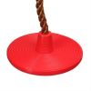 Climbing Rope Tree Swing With Climbing Rope And Platforms Disc Swing Seat With Hanging Strap And Snap Hook For Kids Outdoor Playground Set Accessories