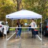 10' x 10' Simple Push Straight Leg Instant Canopy (100 Sq. ft.)