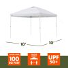 10' x 10' Simple Push Straight Leg Instant Canopy (100 Sq. ft.)