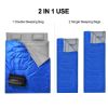 2 Person Waterproof Sleeping Bag with 2 Pillows